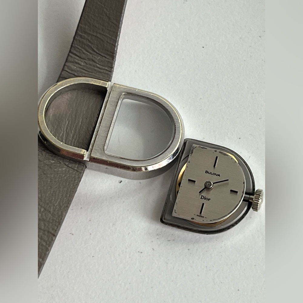 BULOVA DIOR ladies Watch LOGO (CD) design mechanical manual winding. - Picture 16 of 17